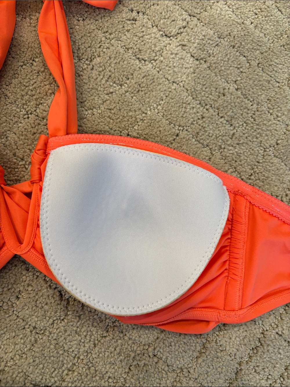 Seafolly Orange Twist Halter Bikini Top - Picture 6 of 10